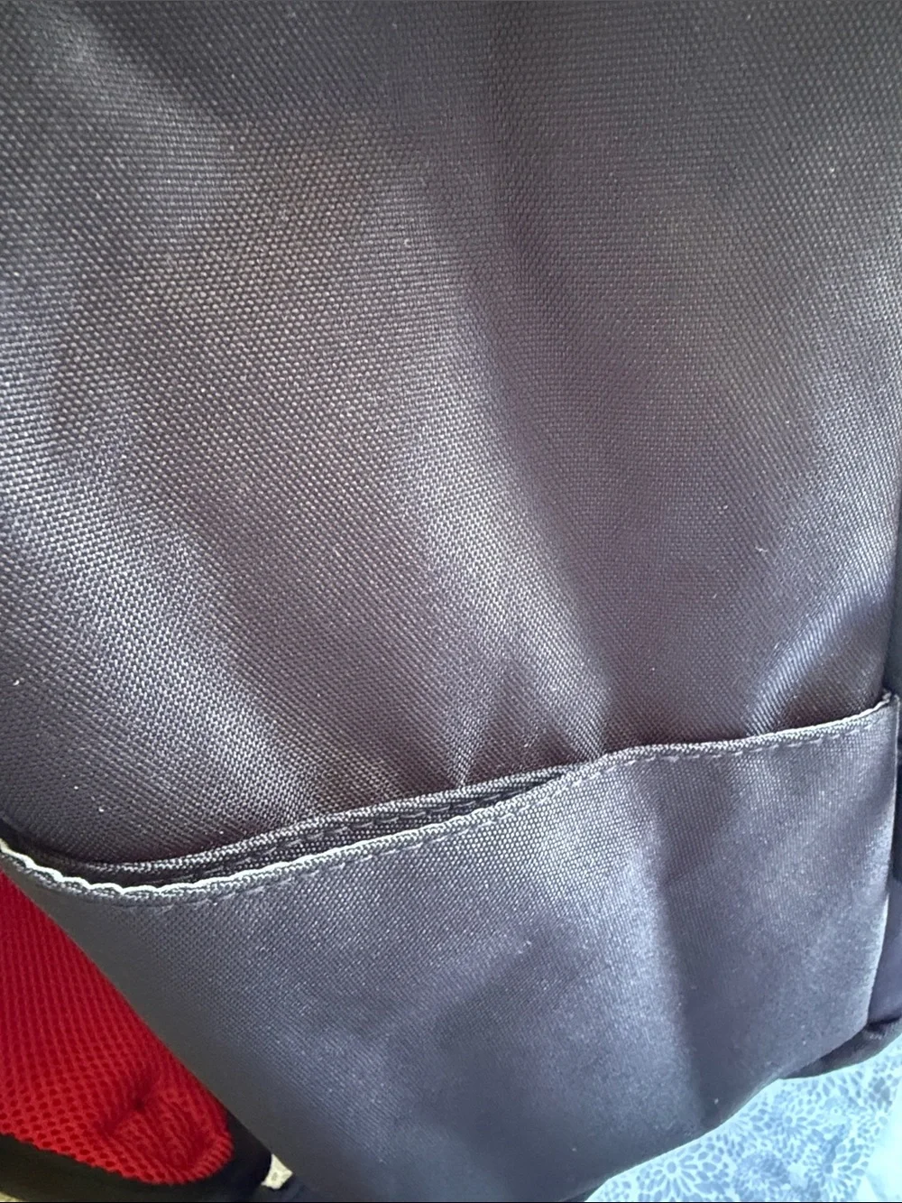 Nautica Black Backpack with Red Trim